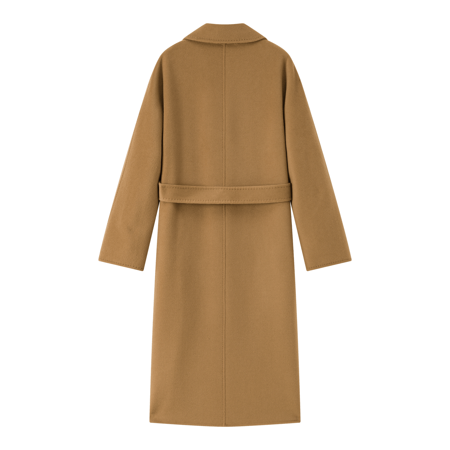 Max801 Camel Double - faced Cashmere Coat | Autumn/Winter Long Double - breasted Woolen Jacket - 幽兹