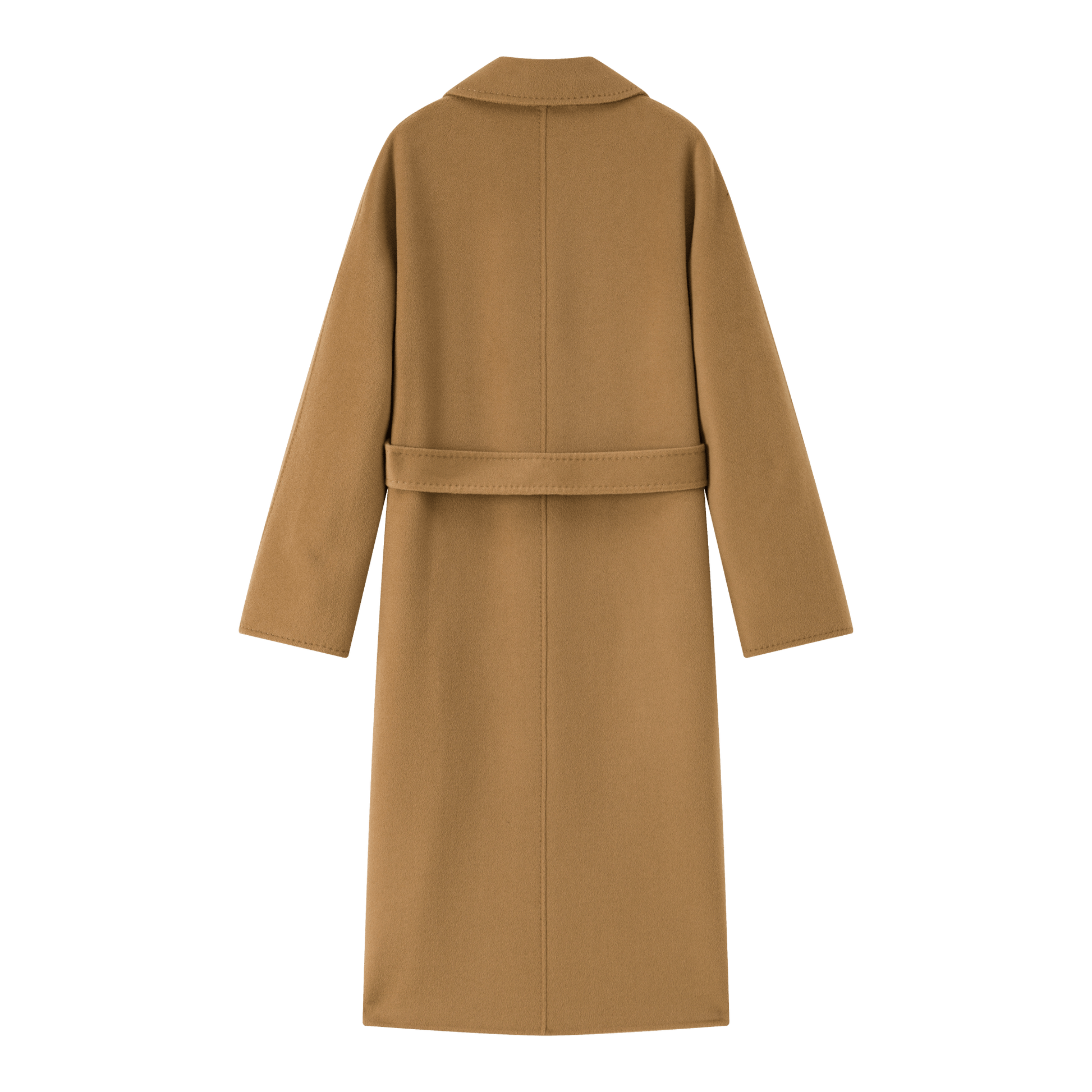 Max801 Camel Double - faced Cashmere Coat | Autumn/Winter Long Double - breasted Woolen Jacket - 幽兹